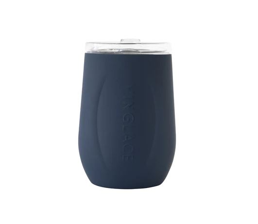 Vinglace Stemless Wine Glass - Navy