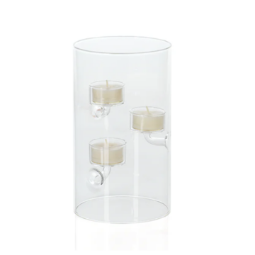 Suspended Glass Tealight Holder/Hurricane