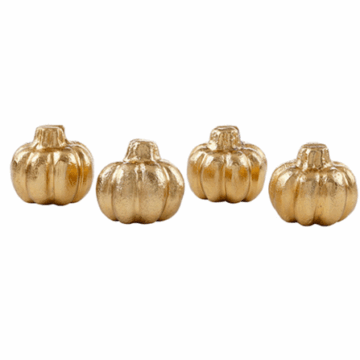 S/4 Pumpkin Place Card Holders