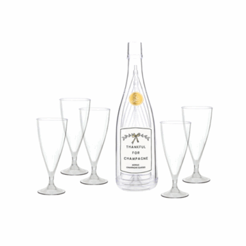 Acrylic Champagne Set – Thankful for Champagne
