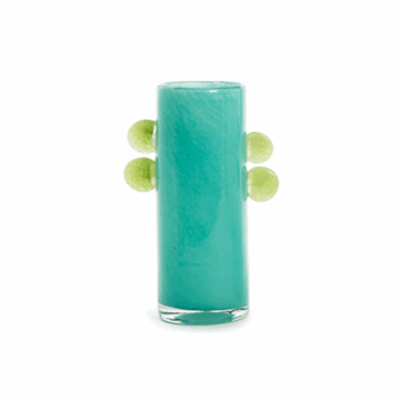 Large Colored Hand Blown Vase