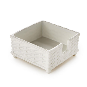 Basketweave Cocktail Napkin Holder