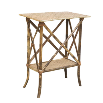 Country House Bamboo Side Table