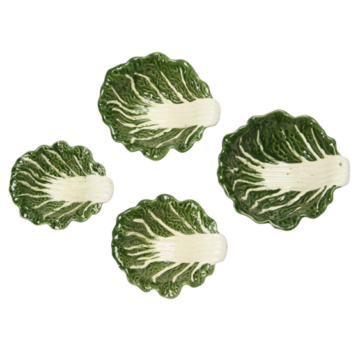 Cabbage Shaped Bowls, Set of 4