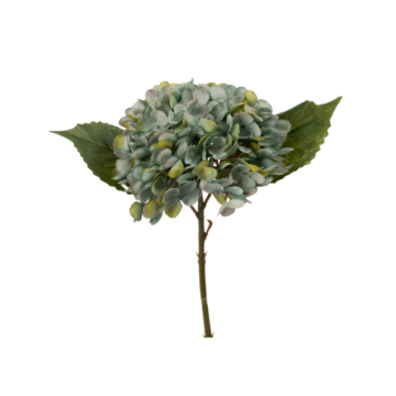 13" Blue Faux Hydrangea Pick
