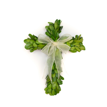Preserved Boxwood Mini Cross