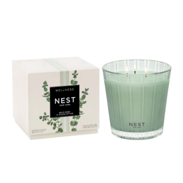 NEST New York 3 Wick Candle - Wild Mint & Eucalyptus
