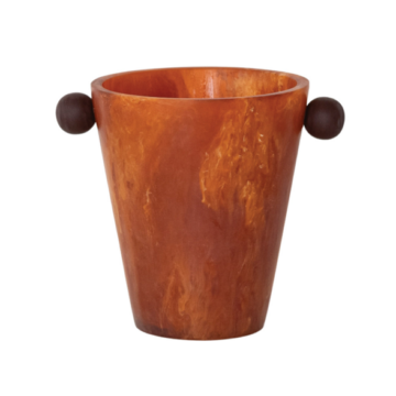 Resin Bottle Cooler with Ball Handles
