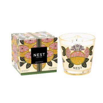 NEST New York Decorative 3 Wick Candle - Grapefruit