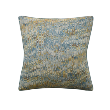 End Paper in Blue/Sand