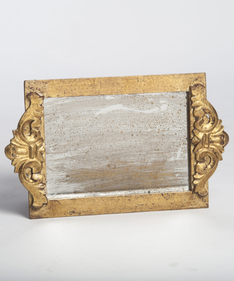 Gold Antique Mirror Vanity Tray - Nest Fine Gifts And Interiors Gold Antique Mirror Vanity Tray - Gold Antique Mirror Vanity Tray - Nest Fine Gifts And Interiors