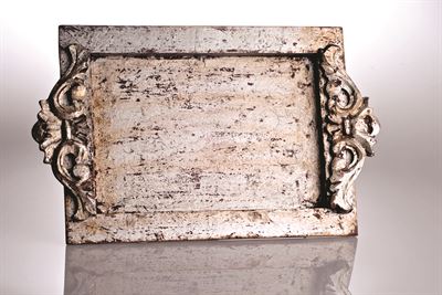 Vendome Vanity Tray - Silver Leaf